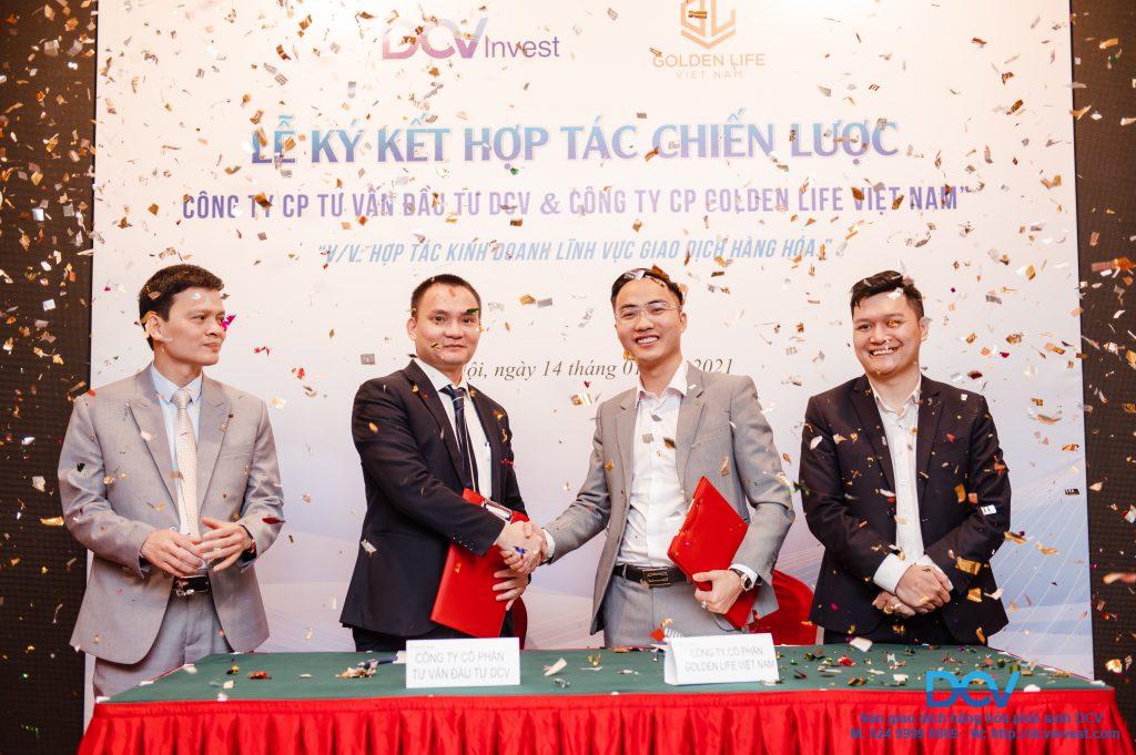 “Lễ ký kết hợp tác chiến lược giữa DCV Invest và Golden Life Việt Nam » DCVInvest